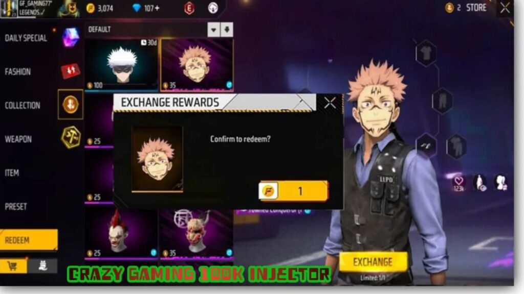 Crazy Gaming 100k Injector